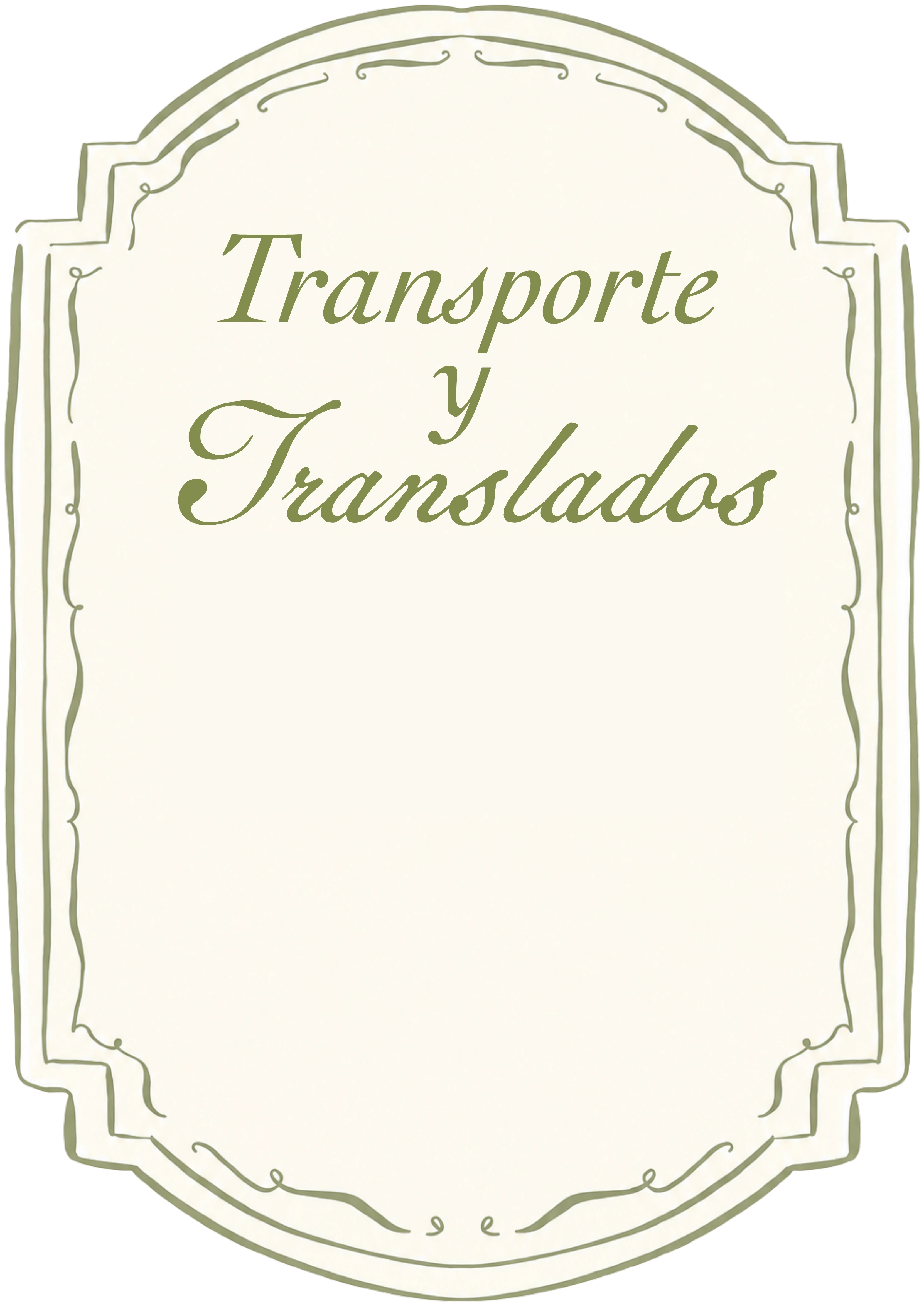 Transporte y Translados